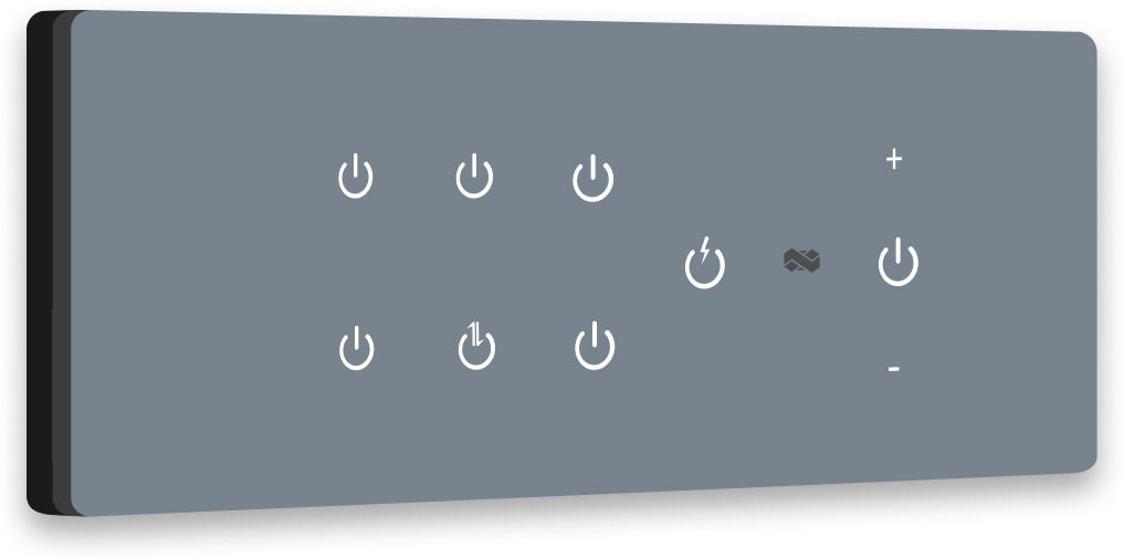 iotics Smart Touch Switch for 7 Light & 1 Dimmer, Remote, Mobile App, Voice Control Smart Switch-picture-44