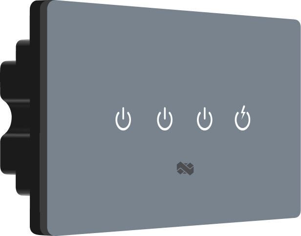 iotics Smart Touch Switch for 4 Lights, Remote, Mobile App, Alexa & Google Home Smart Switch-picture-37
