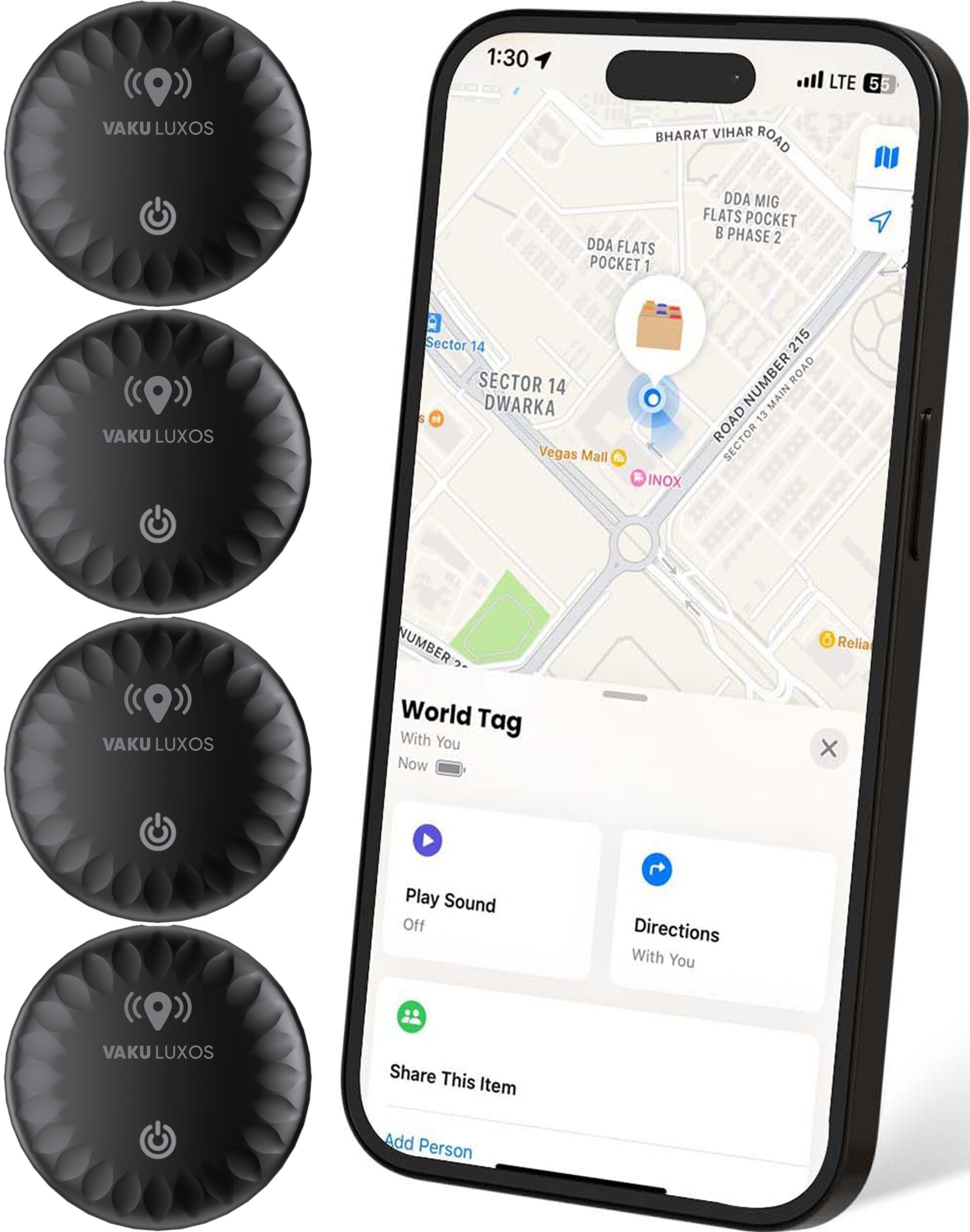 ORLOK AirTag for Luggage, Pets & Bags, MFi Certified Location Smart Tracker-image-25