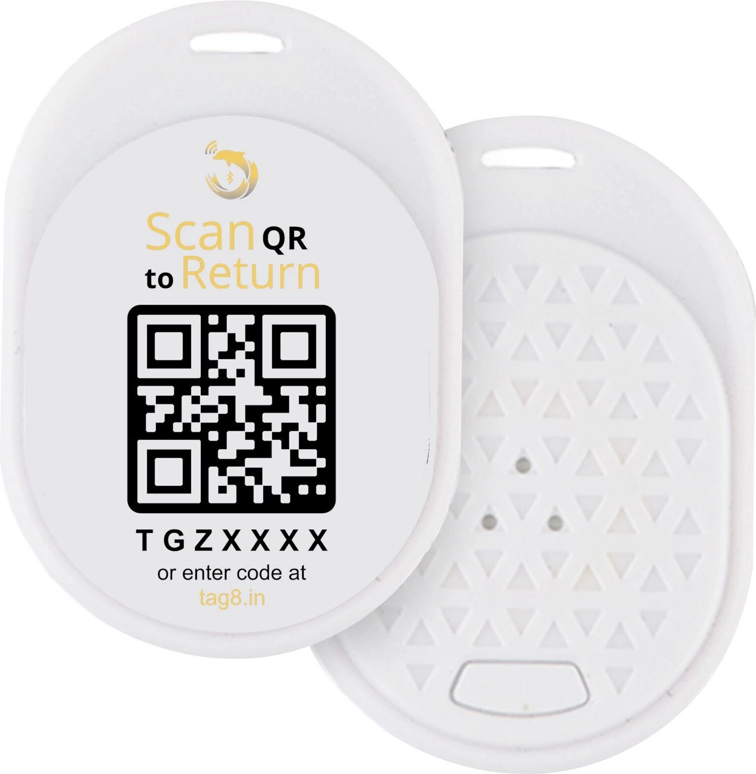 Dolphin Smart Tracker White (Pack of 2) Safety Smart Tracker