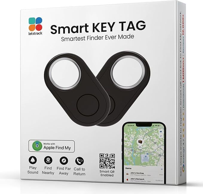 Bluetooth Smart Tag | Item Finder | 2-Year Battery | 75dB Alarm | Pack of 2 Location Smart Tracker-image-3