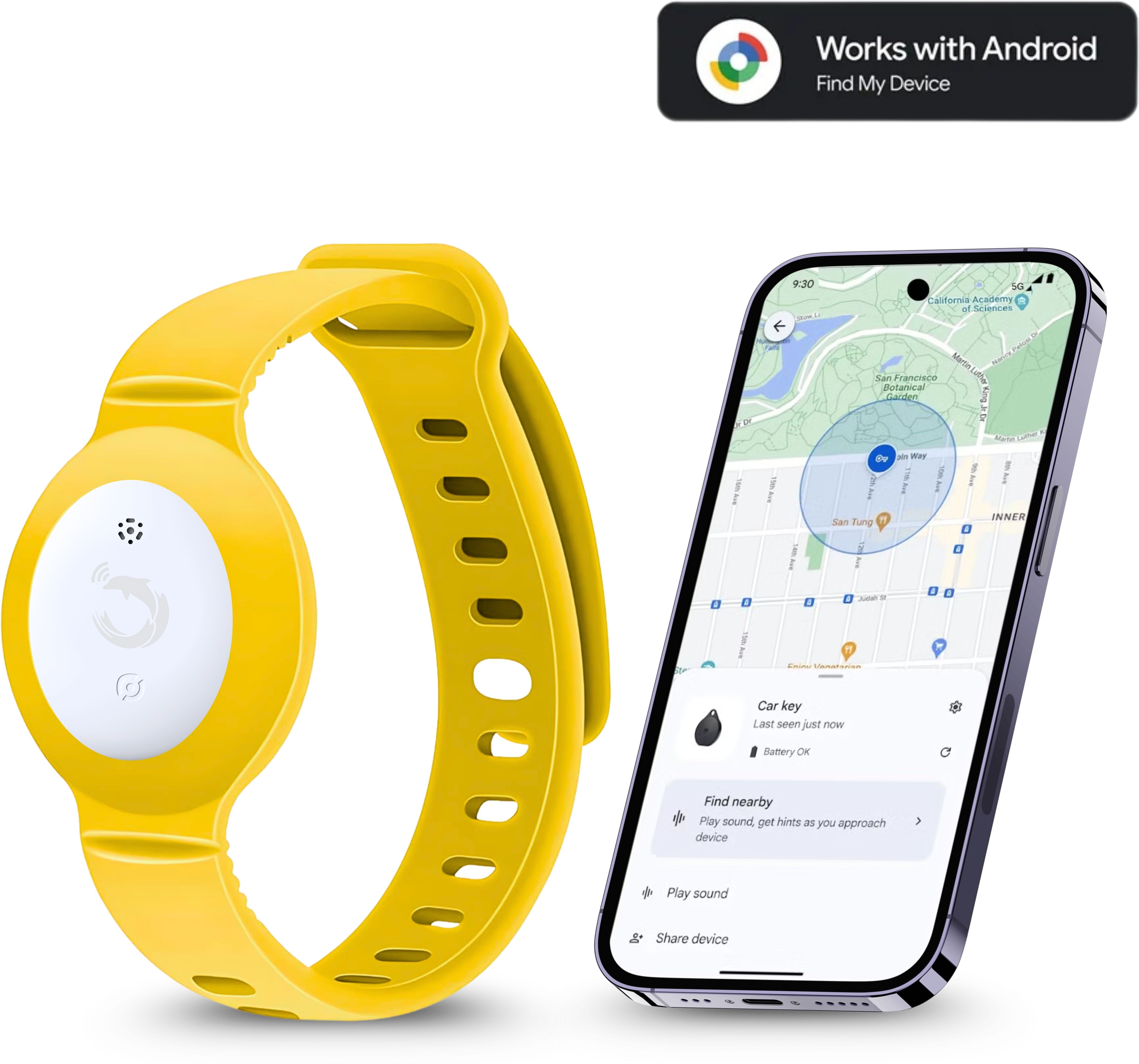 tag8 Dolphin Watch Tracker Rex for Kids, Secure Silicone Strap,Android Find My Device Location Smart Tracker-picture-25