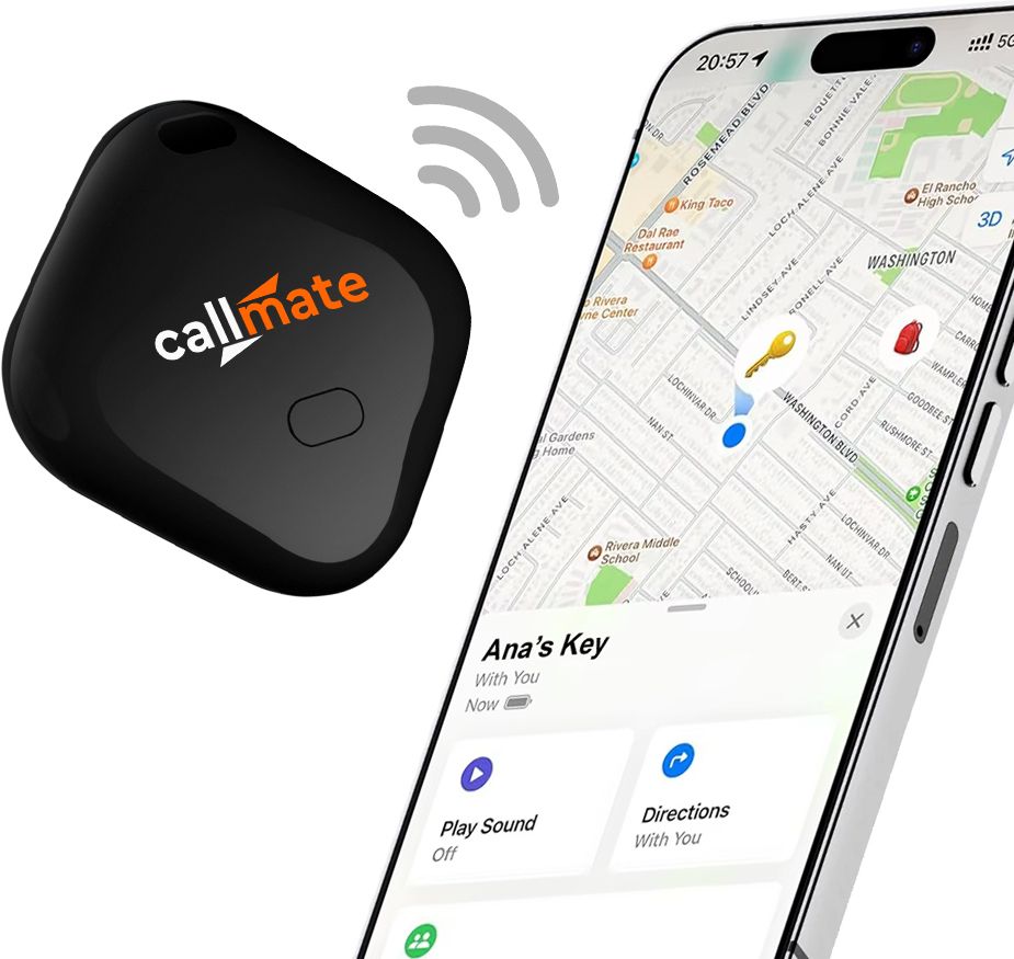 Air Tag for Apple with Loud Buzzer, Works with Apple Find My (No App Required) Safety Smart Tracker