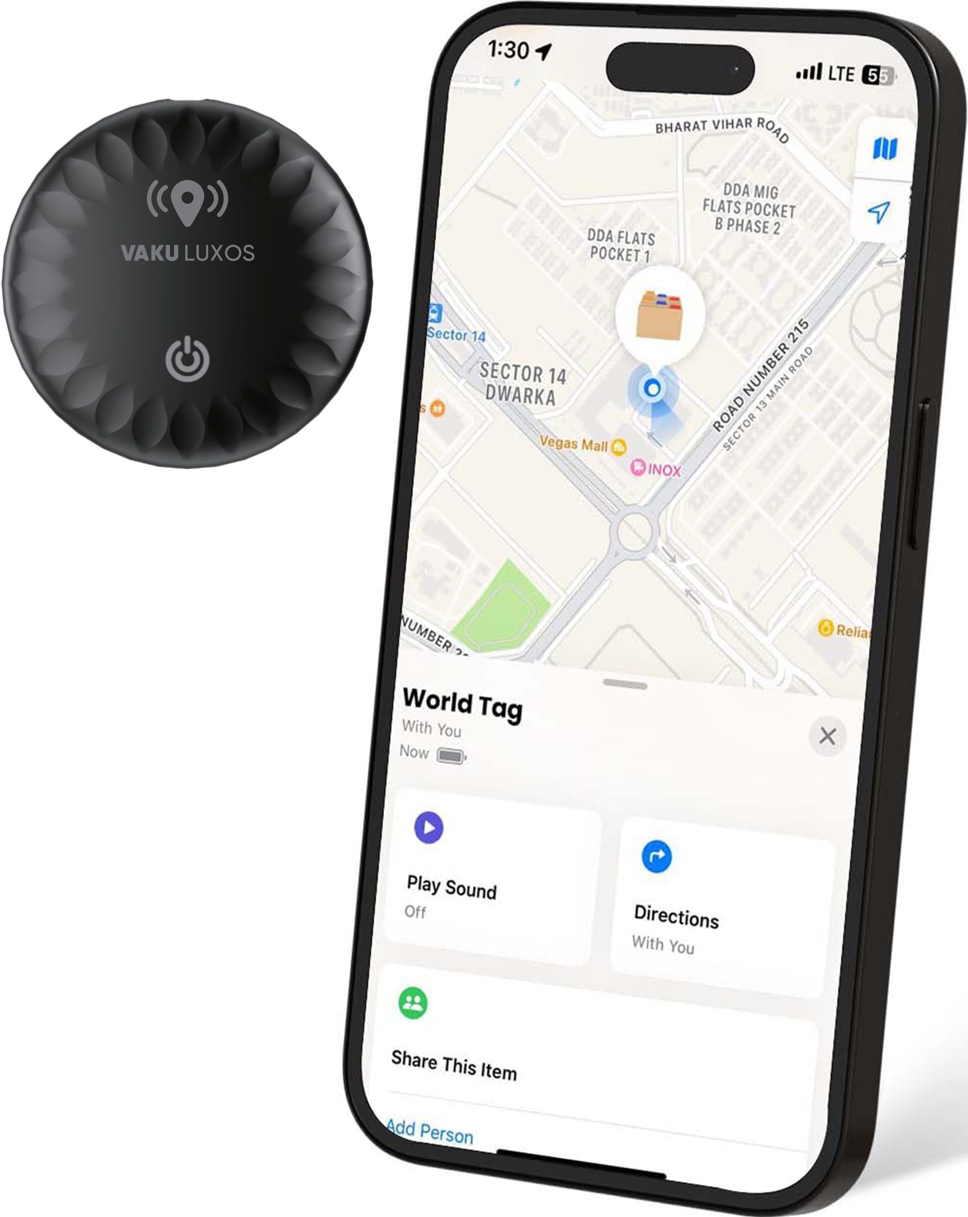 vaku luxos ORLOK AirTag for Luggage, Pets & Bags, MFi Certified Location Smart Tracker-picture-23