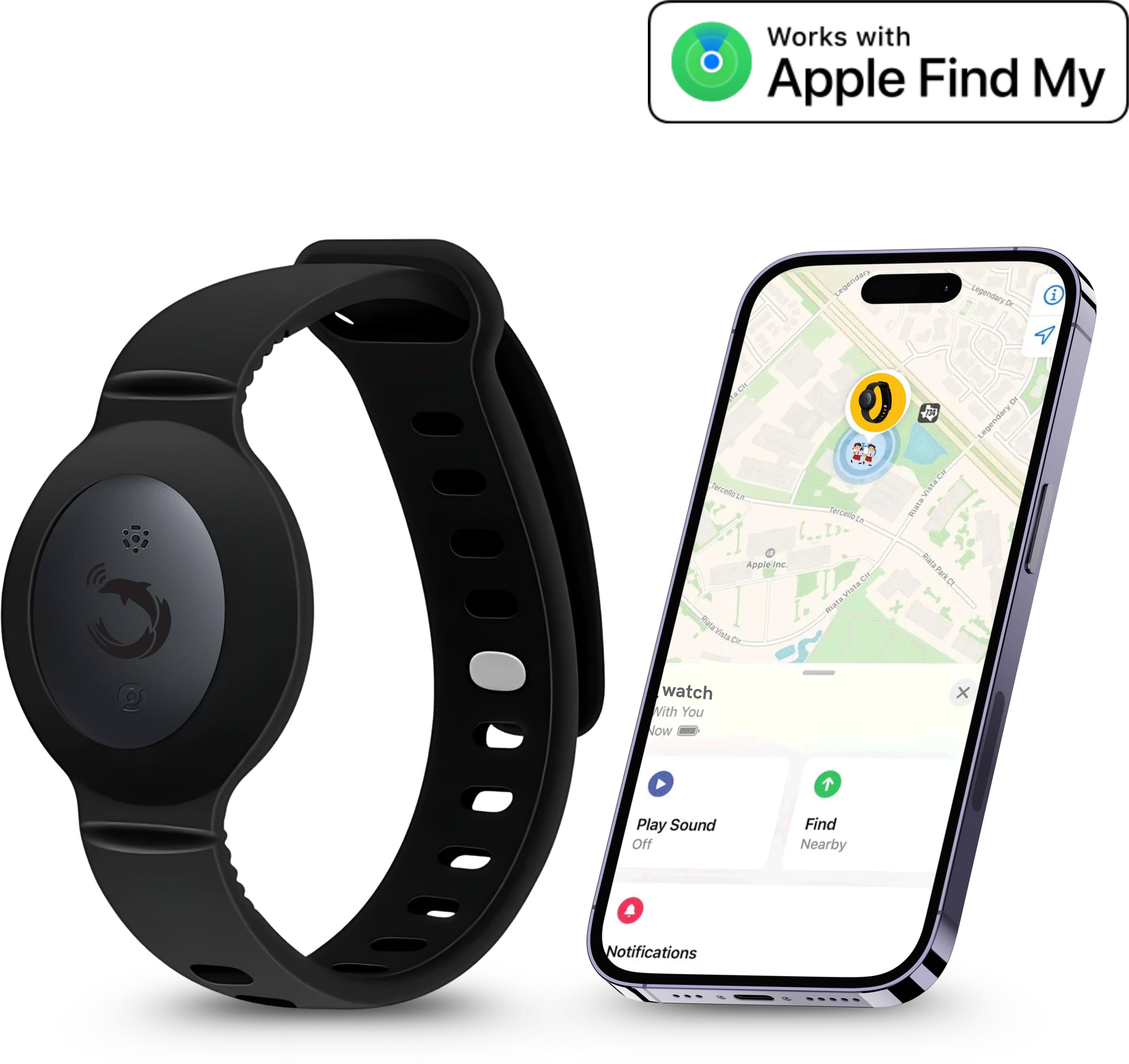 tag8 Dolphin Watch Tracker Rex iOS – Kids GPS Tracker Wristwatch with Find My Support Location Smart Tracker-picture-23