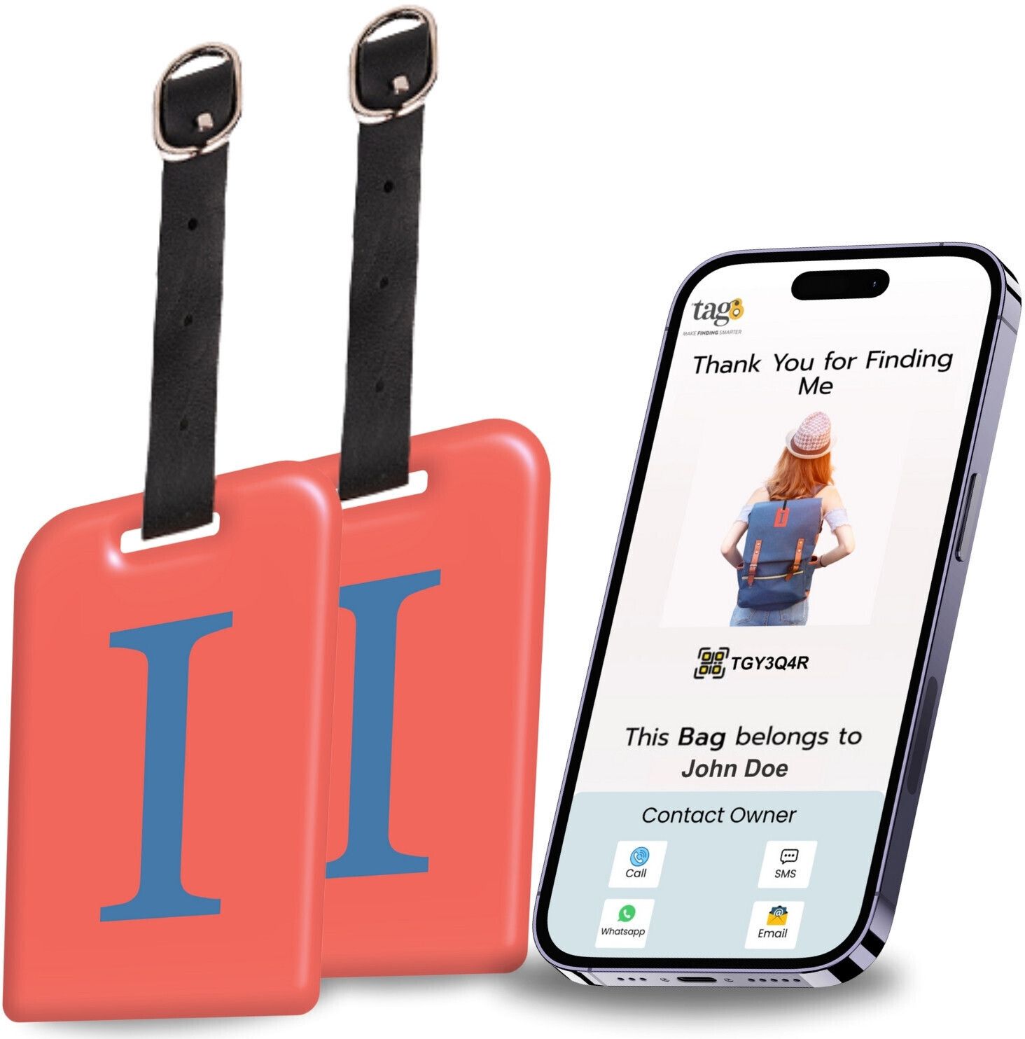tag8 Smart Luggage Tag, Real-Time Email Alerts With Bag's Location - Location Smart Tracker-picture-13