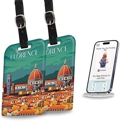 tag8 Florence Smart Bag Luggage tag pack of 2 Location Smart Tracker-picture-42