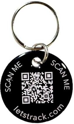 QR Code TAG for Dogs, Cats & Lugguage Compatible with Alexa & Siri iOS & Android Location Smart Tracker