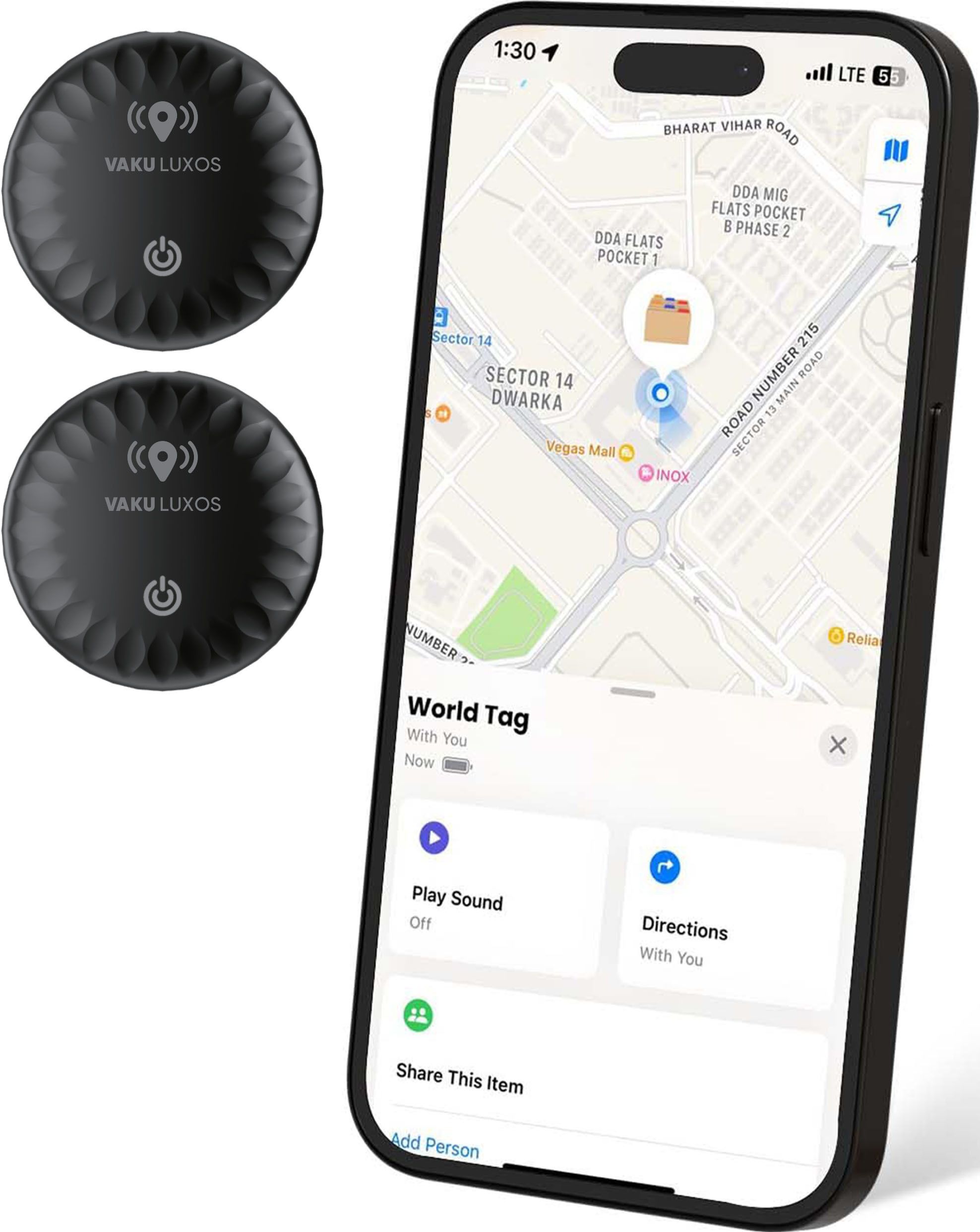 vaku luxos ORLOK AirTag for Luggage, Pets & Bags, MFi Certified Location Smart Tracker-picture-13