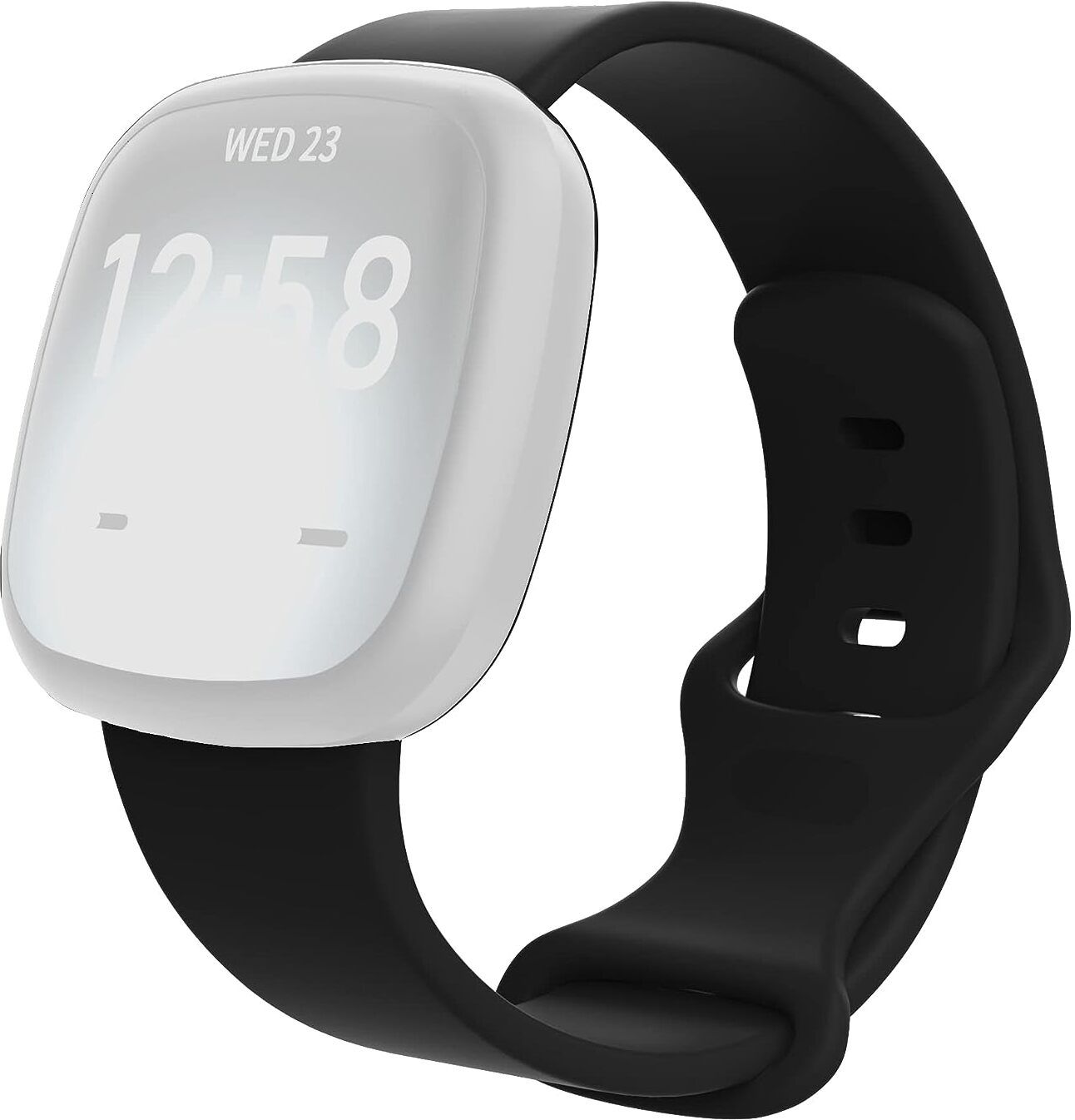 JOBINKA Silicone Strap Compatible with Fitbit Sense/Fitbit Versa 3/Fitbit Versa 4 Smart Watch Strap-image-43