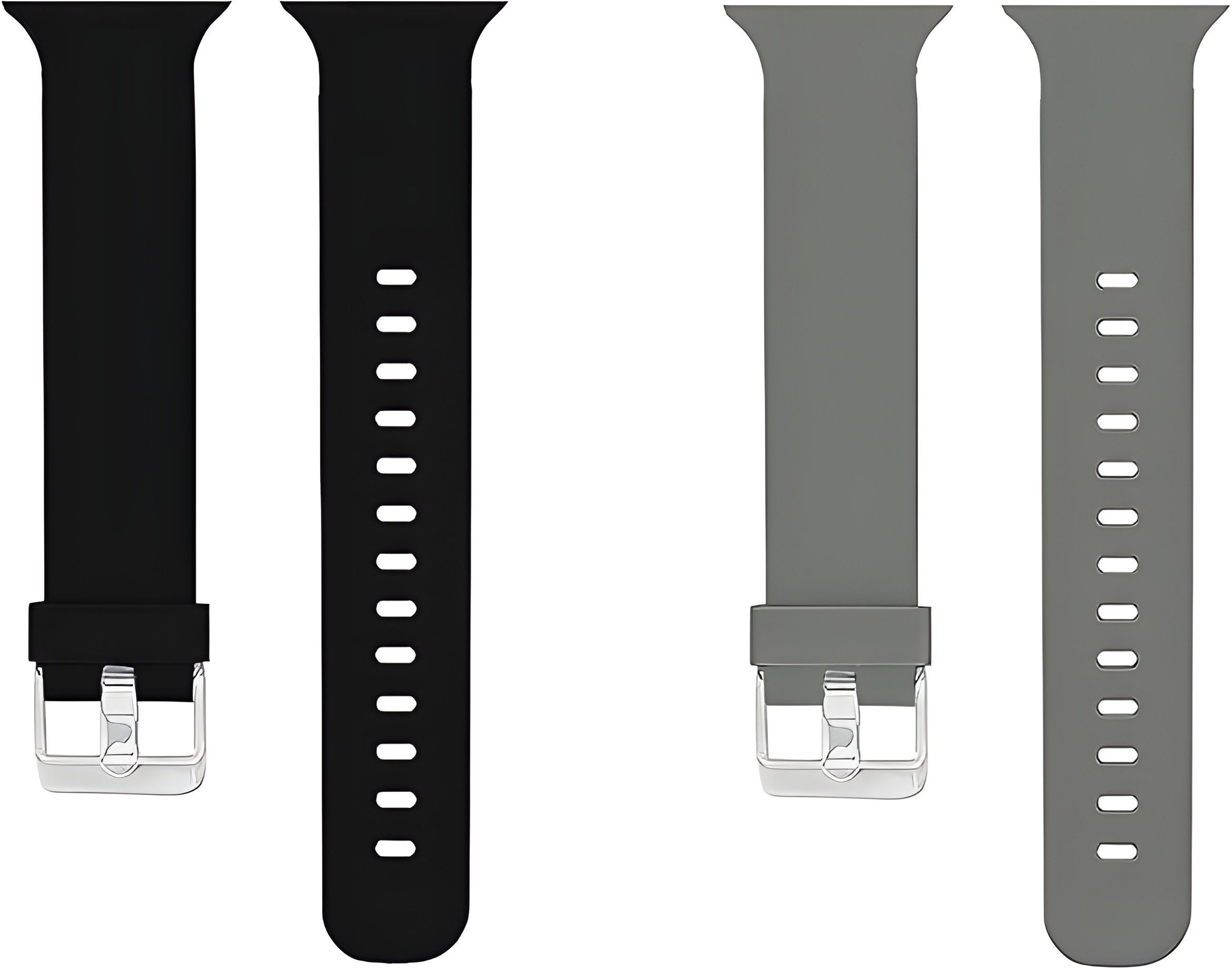 PREMBROTHERS Silicone Smart Watch Belt with Metal Tang Buckle for Ultra Watch 49mm,Series 8 / 7 45mm, Series 6 / 5 / 4 44mm, Series 3 / 2 / 1 42mm, T800 Ultra, Watch 8 Ultra, i8 Pro Max, W26, Smart Watch Strap-image-42