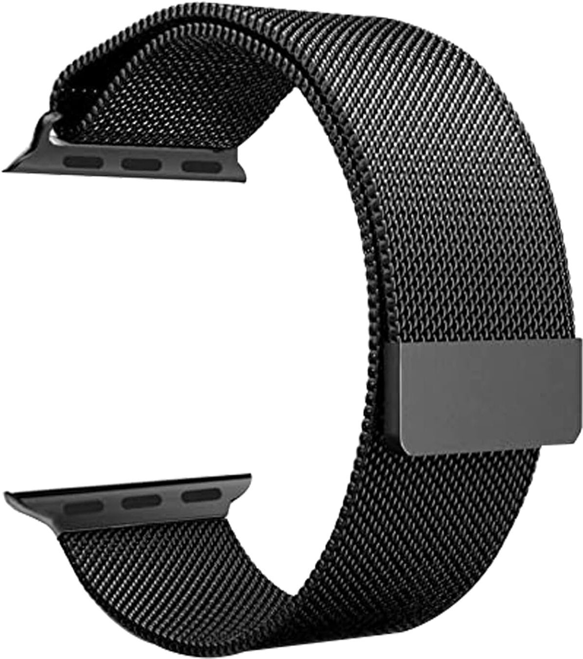 RUPELIK Magnetic Chain Strap for iWatch Ultra 49mm 45mm 44mm 42mm Series 8,7,6,5,4,3,2,1,SE Smart Watch Strap-image-1