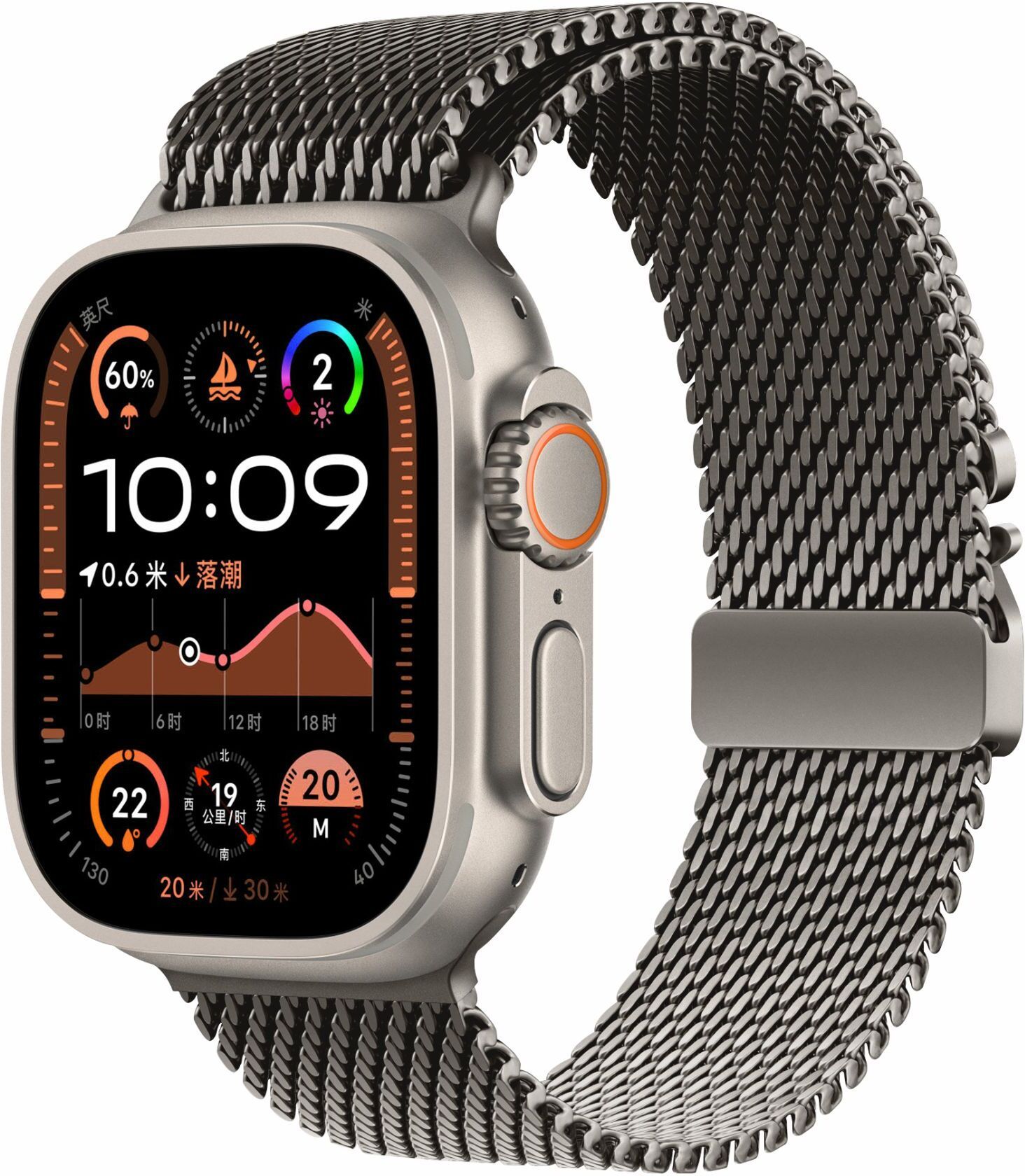 SPACEthing Milanese Loop Apple Watch Band Smart Watch Strap-image-28