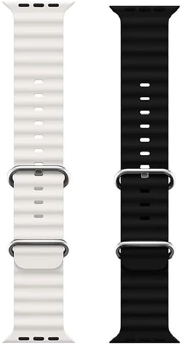Setster Ocean Smart Watch Strap Belt for Ultra Watch 49 mm, Series 8 / 7 45 mm, Series 6 / 5 / 4 44 mm, Series 3 / 2 / 1 42 mm, T800 Ultra, Watch 8 Ultra, i8 Pro Max, W26, T800,T900,T10,I8 pro,I7 pro,S8 ultra,watch 8,Watch 9 Smart Watch Strap-picture-30