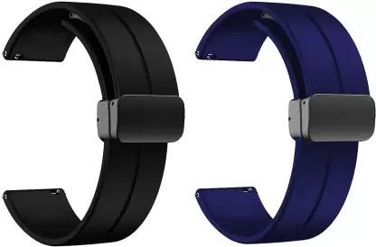 TooHype 22MM Soft Silicon Pack of 2 Smart Watch Strap with Magnetic Buckle for NOICEFIT ICON 2 / EVOLVE 3 / CALIBER 2 BUZZ / BOATT WAVE CALL / WAVE LITE / PRIMIA TALK / ULTIMA CALL MAX / LUNAR FIT / BOLT ROVER PRO / COSMIC R / STRIKER PRO / FIRBOLTT TALK PRO / INVINCIBLE PLUS / PHOENIX PRO / COBRA / APOLLO 2 / HUNTER / SUPERNOVA Smart Watch Strap Smart Watch Strap-image-19