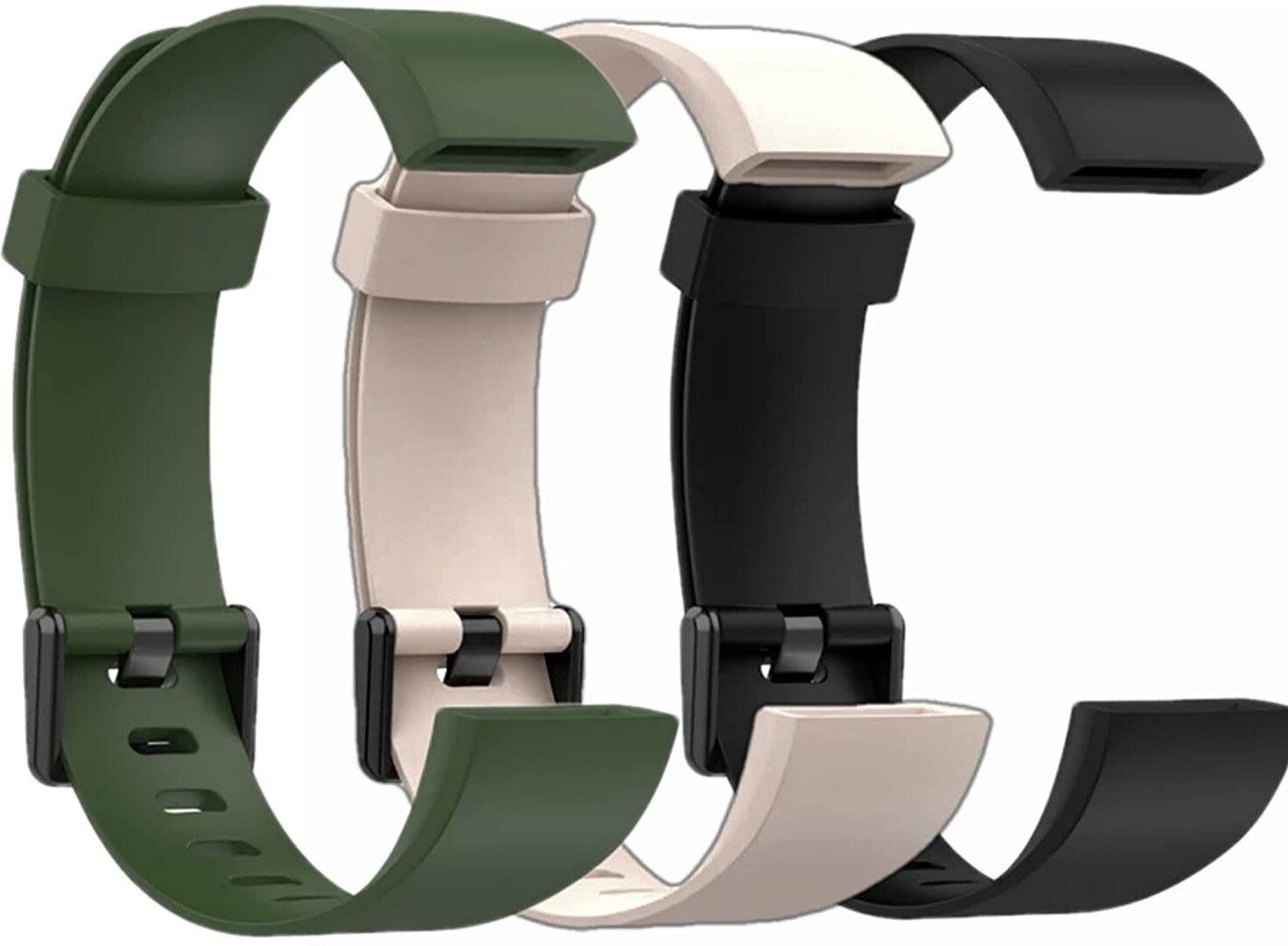 YDOXTON Combo of 3PCS Soft Silicone Realme Model RMA183 Smart Band Strap-image-32