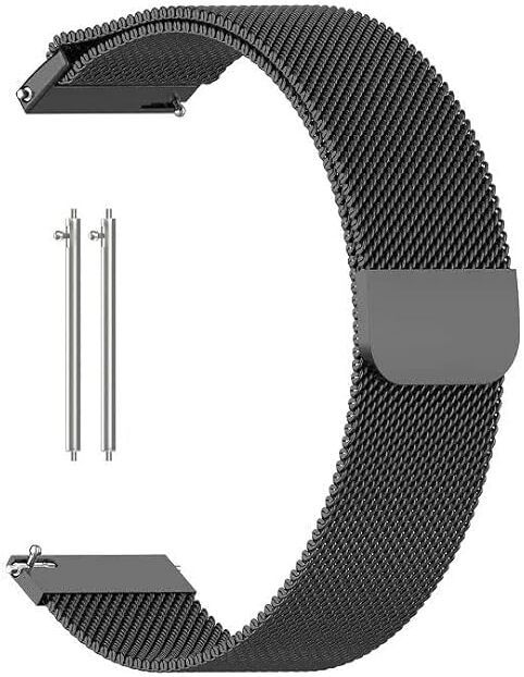 LNKART 22MM Metal Chain Strap with Magnetic Lock Compatible with Amazfit Bip 5 Unity / noise colorfit pro 6 / noise colorfit pro 5 max / noise colorfit ultra 4 / noise colorfit pro 4 alpha / noise colorfit ultra 3 Smart Watch Strap-image-35