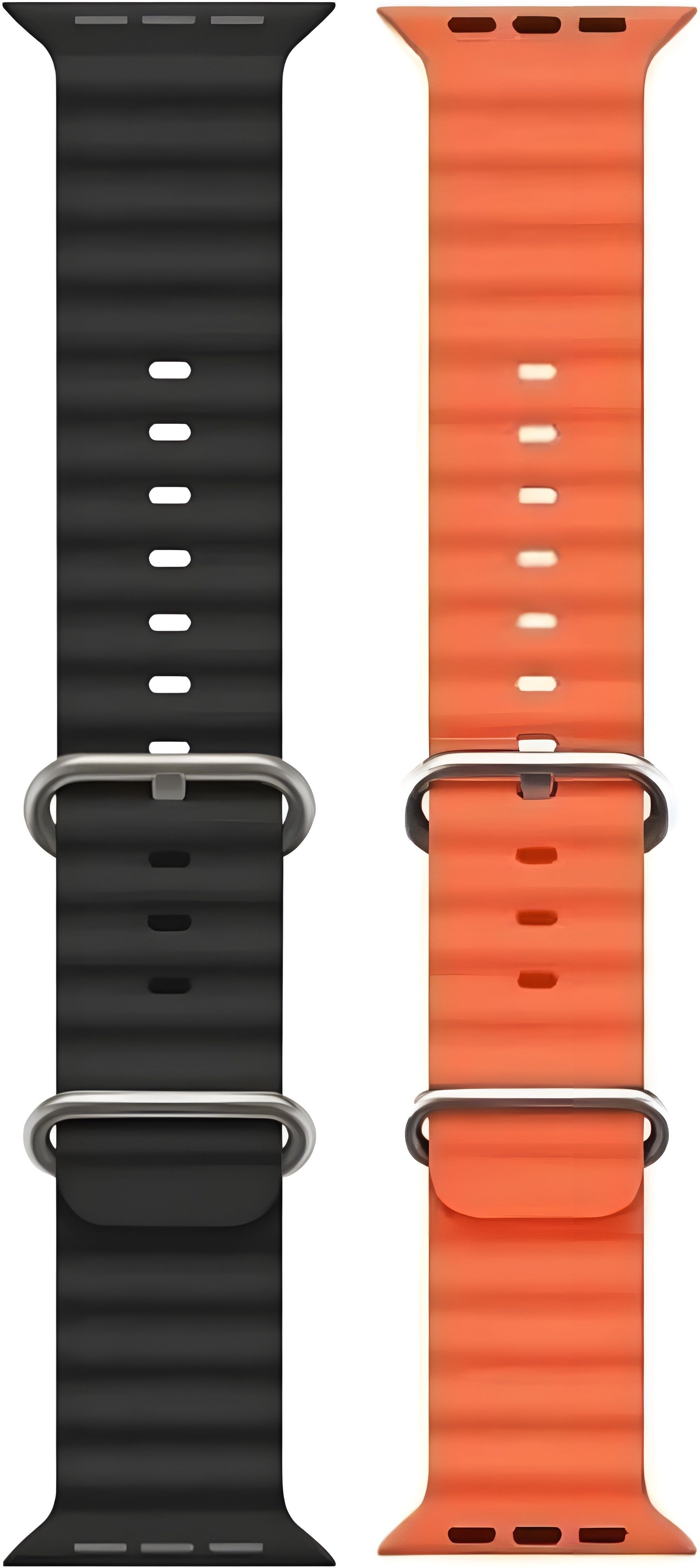 FastCares Silicone Sport Compatible With All Smart Watch Band 42mm 44mm 49mm Pack OF 2 Smart Watch Strap-image-23