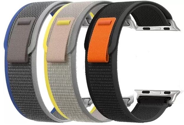 Firetook Velcro Loop Nylon Bands/Straps Compatible with Watch T55/T550 W26, 49mm 45mm 44mm 42mm Men & Women, Adjustable Strap Premium Strap for iWatch Ultra Series SE 8 7 6 5 4 3 2 1 Smart Watch Strap Smart Watch Strap-image-43
