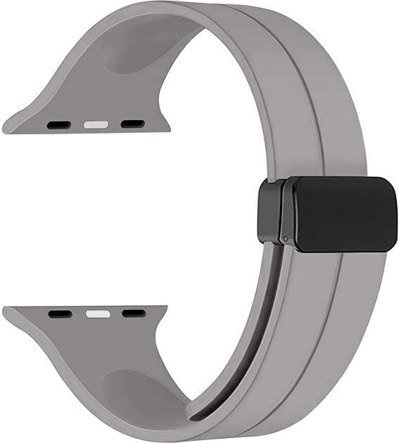 guoi Magnet Buckle Belt for Watch Series Ultra/SE/7/6/5/4/3/2/1 Fits in 42/44/45/49mm Smart Watch Strap