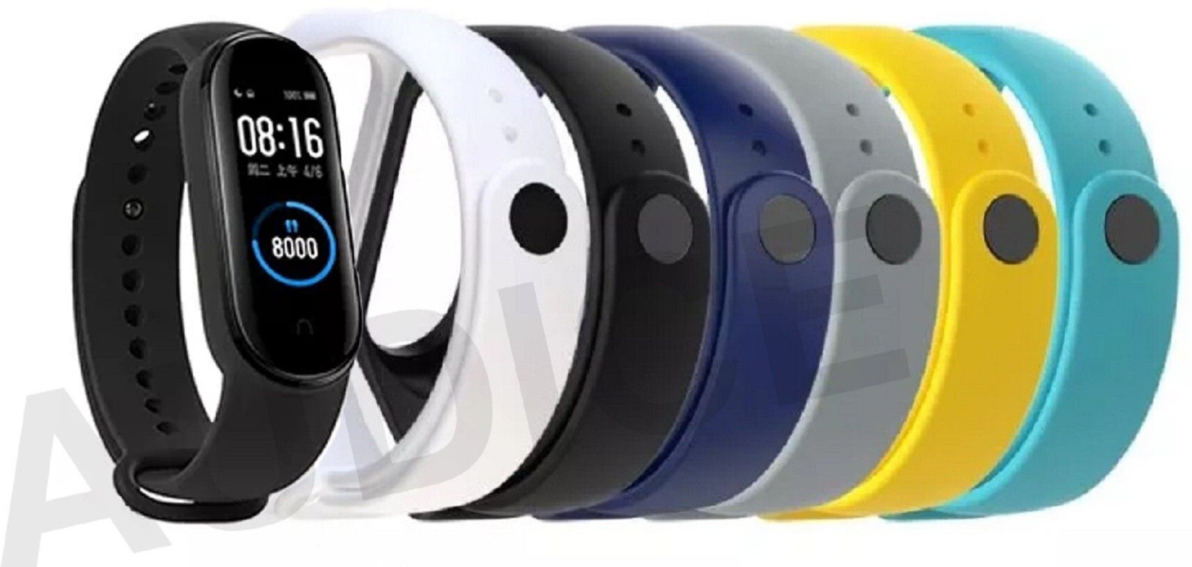 AUDICE COMBO OF 6PCS SOFT SILICON BAND STRAP FOR XIAOMI MI BAND 5 AND XIAOMI MI BAND 6 Smart Band Strap-image-20
