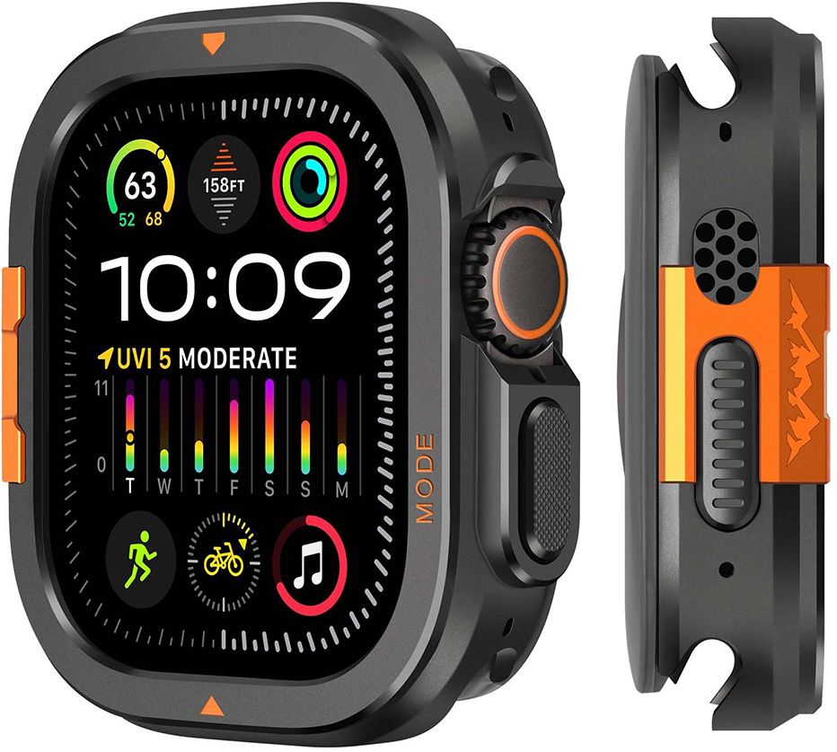sannidhi 6 cm Watch Protective Case 49mm Smart Watch Strap-image-2