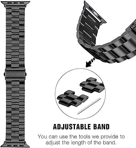 lioto smartwatch band strap belt Luxury Stainless Steel Metal Chain Strap 42/44/45/49mm for all watches with 44mm lugs Smart Watch Strap-image-43