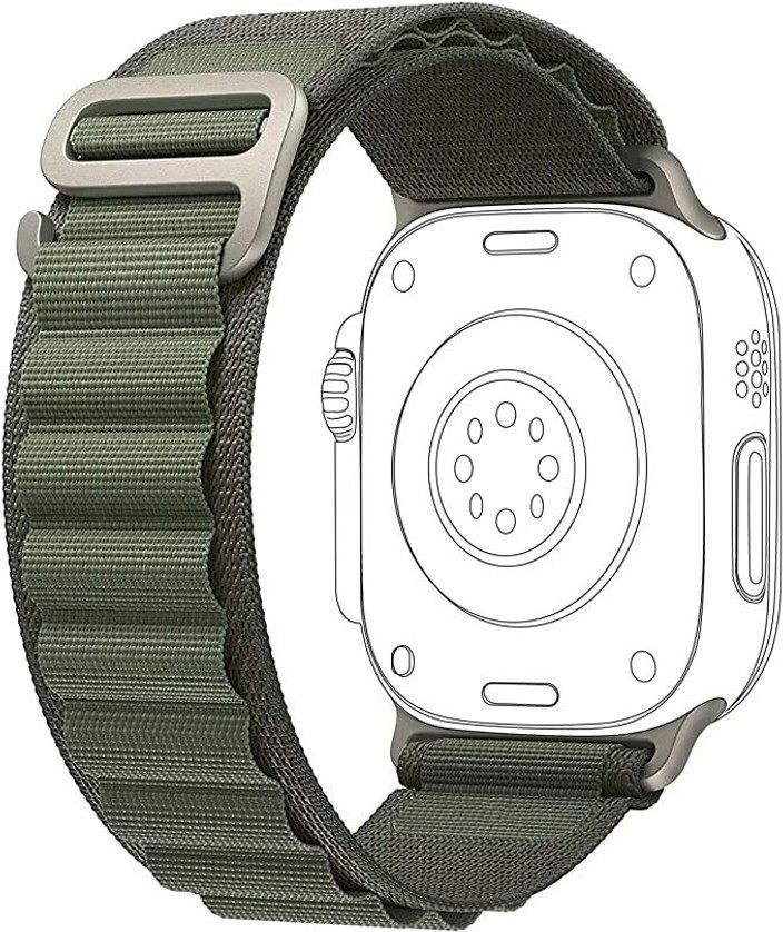 ZEENO trap Compatible with ultra smart Watch 49mm 45mm 44mm and 42mm Perfect Fit for Ultra SE2 SE Series 8/7/6/5/4/3/2/1 Smart Watch Strap-image-44