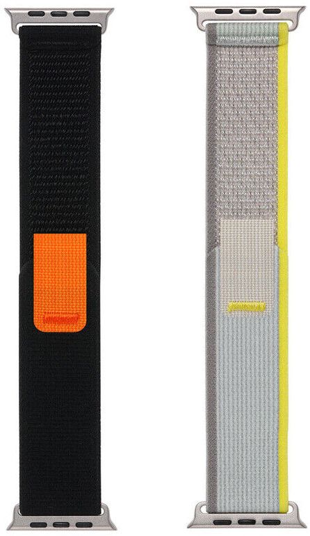 BLACK LOVIES 44 mm Trail Loop Smart Watch Strap Belt for Ultra Watch 49 mm, Series 8 / 7 45 mm, Series 6 / 5 / 4 44 mm, Series 3 / 2 / 1 42 mm, T800 Max, W26, T800 Smart Watch Strap-image-21