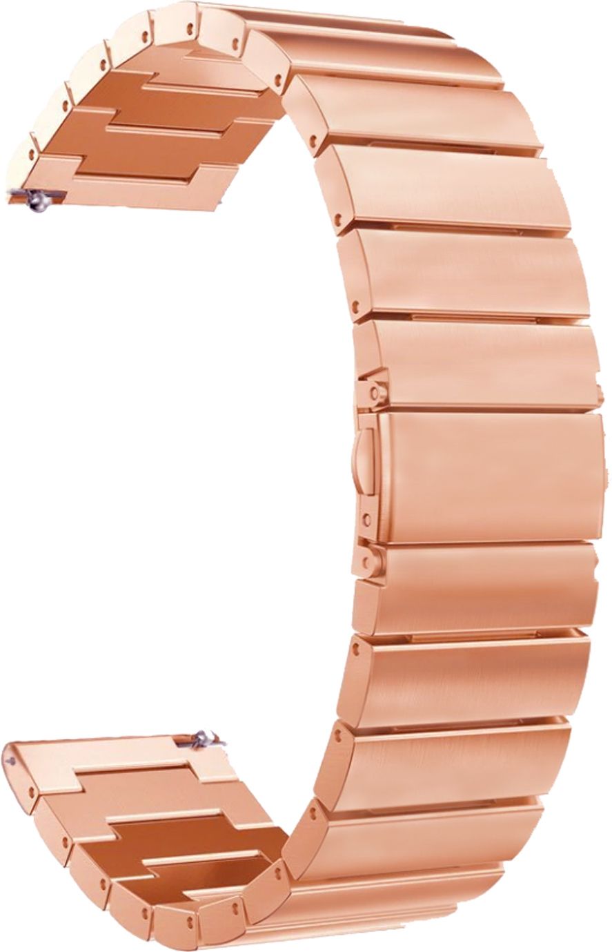 ACM Watch Strap Steel Metal for Pebble Orbit Smartwatch Belt Band Rose Gold 3779032 mm Stainless Steel Watch Strap-image-1