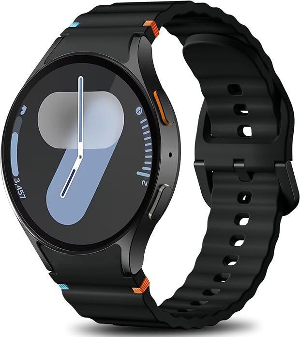 SwapME Sport Bands Compatible with Galaxy Watch 7 6 5 4 Band 40mm 44mm Women Men - No Gap Soft Silicone Strap for Smart Watch S 7 6 5 4 FE, 20mm Wristbands for GalaxyWatch Smart Watch Strap-picture-13