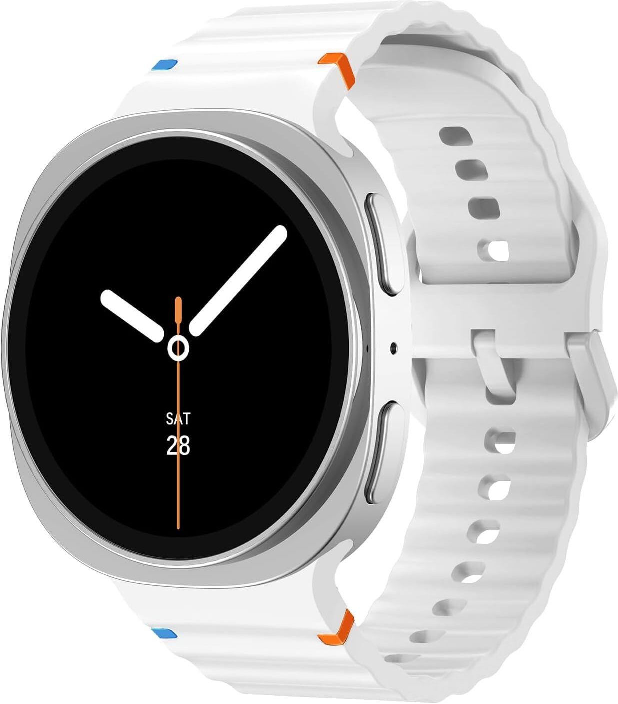 LNKART Sport Bands for Galaxy Watch 8 Band 40mm 44mm/Galaxy Watch 8 Classic Band 46mm,No Gap Soft Silicone Strap for Galaxy Watch 8 40 44/8 Classic 46 mm for Men Women Smart Watch Strap-image-19