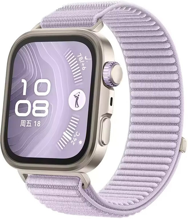 valente Nylon Strap Compatible with Huawei Watch Fit 3 / Fit 3 Pro / Fit 4 / Fit 4 Pro | Adjustable Breathable Loop Band for Smartwatch Smart Band Strap-image-43