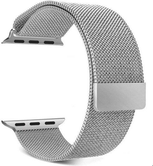 HRYFiNE Stainless Steel Milanese Strap Band with Magnetic Closure for iWatch 42mm/44mm Smart Watch Strap-image-27