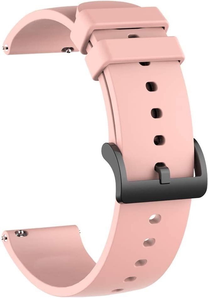 TooHype Metal Buckle Silicon 22MM Smart Watch Strap compatible for 22mm Smart Watches Smart Watch Strap (Compatible Watch List In Photo & Description) Smart Watch Strap-image-31