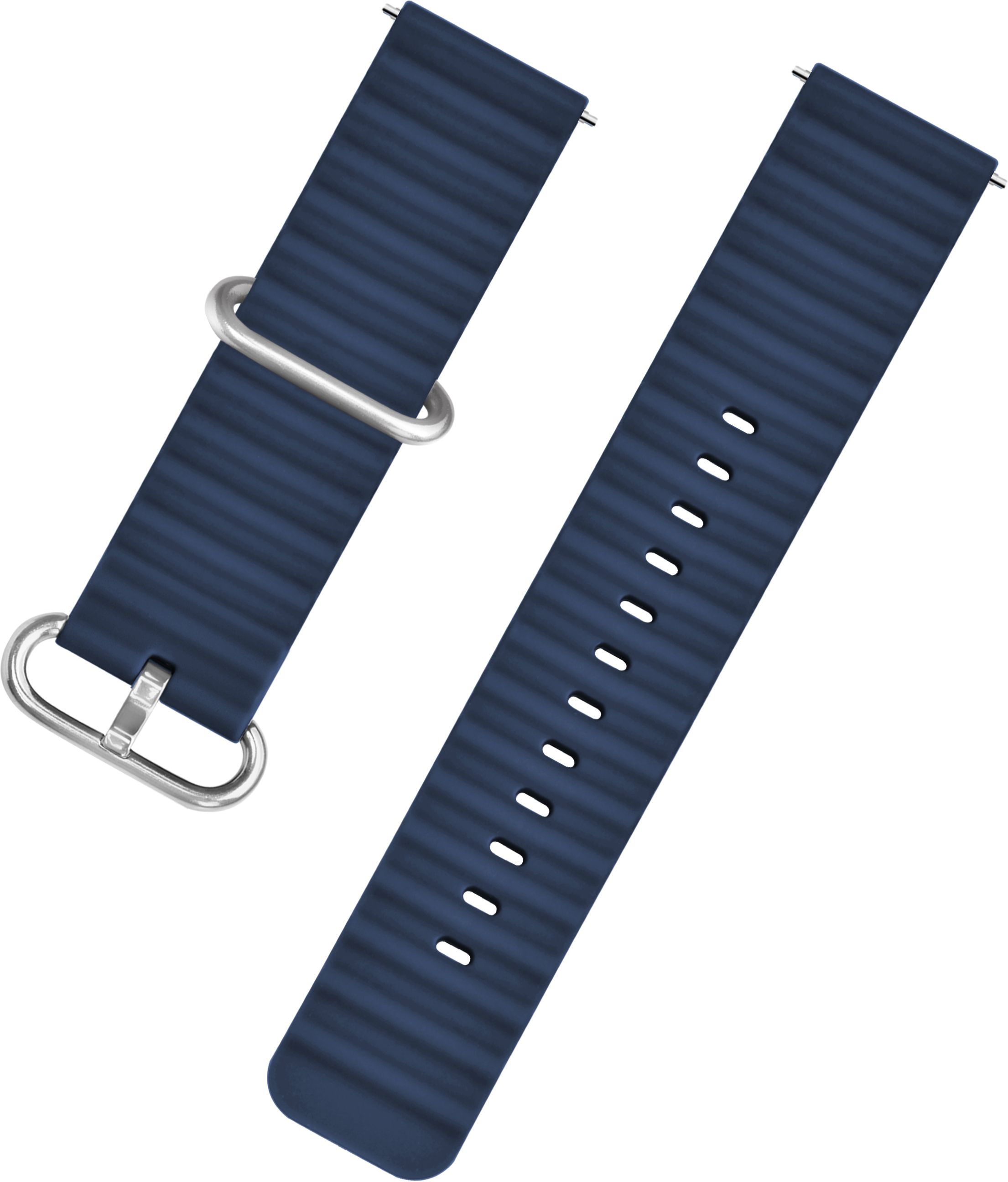 timewear strap with quick release pin sidebar, compatible watches with lug width 22 mm silicone watch strap