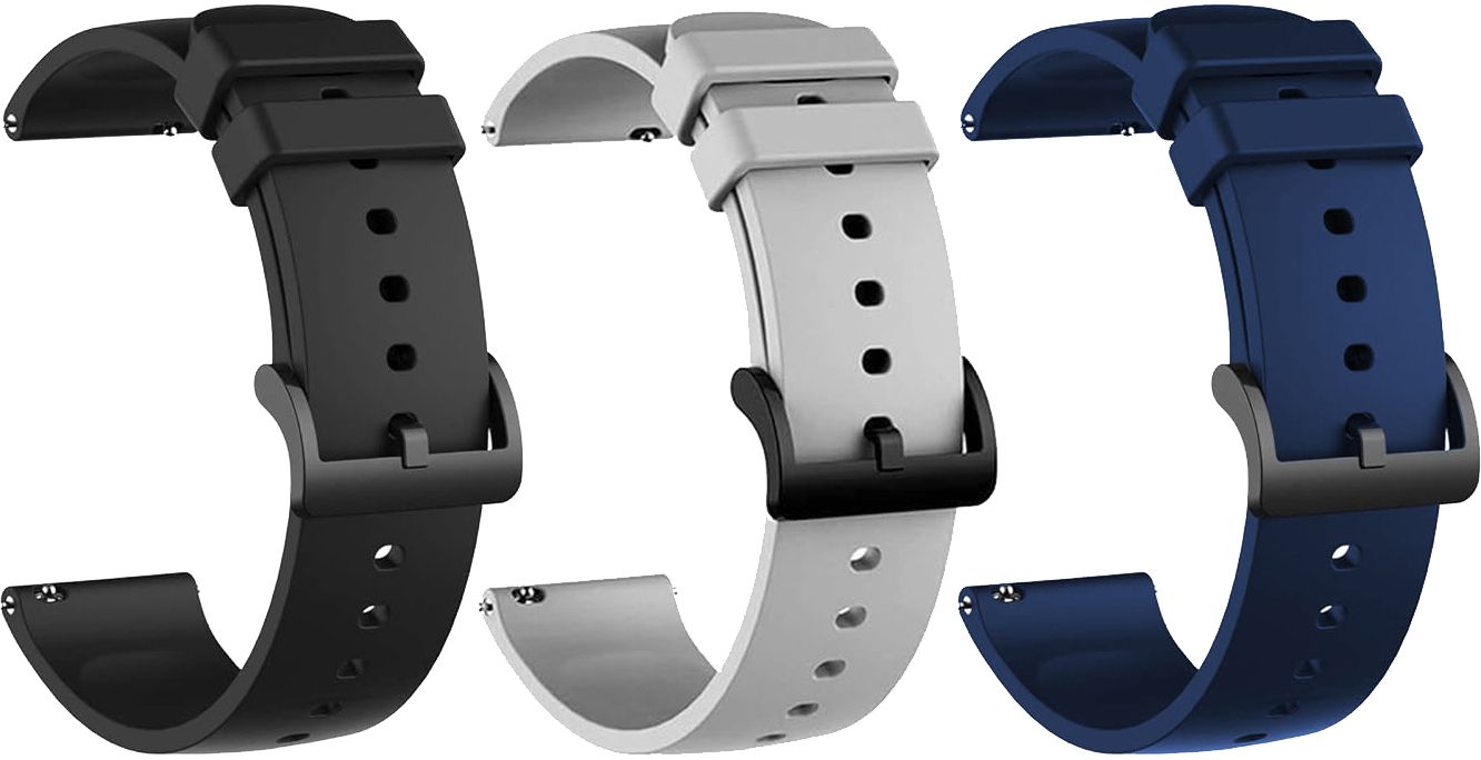 PUNAK 22MM Silicon Smart Watch Strap PACK OF 3 Smart Watch Strap-picture-47