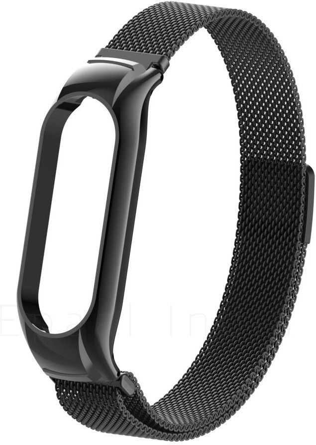 Epaal Snap-In Roller Steel Magnetic Mesh Strap for Band 6 / Band 5 / Band 4 / Band 3 Smart Watch Strap-image-4
