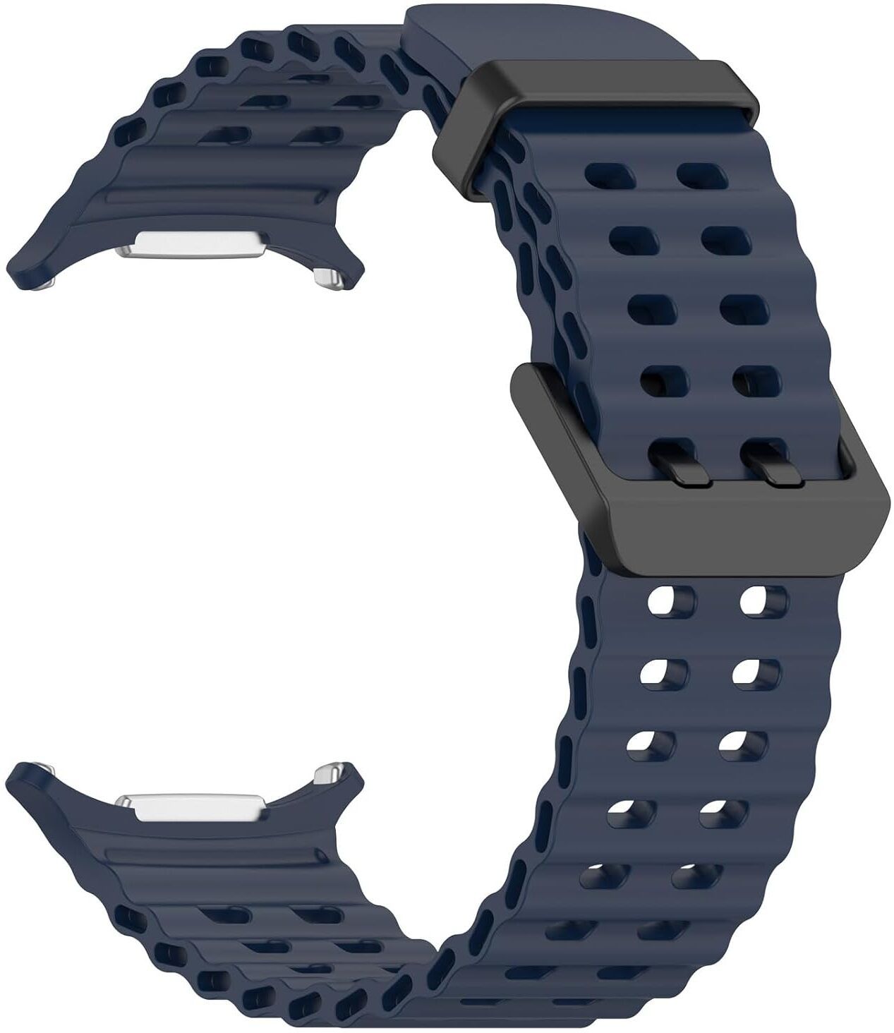 RUPELIK Double Lock Ocean Strap COMPATIBLE WITH Sam Galaxy Watch 7 Ultra 47mm Smart Watch Strap-image-7