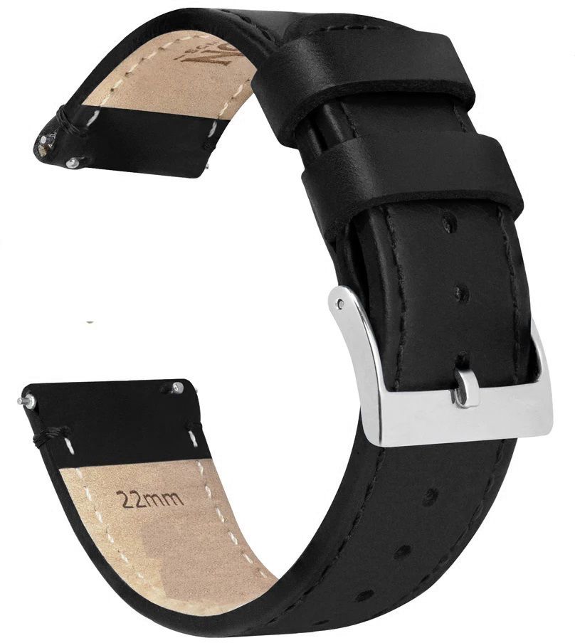 BLACK LOVIES 22LDR11 22 mm Genuine Leather Watch Strap-picture-13