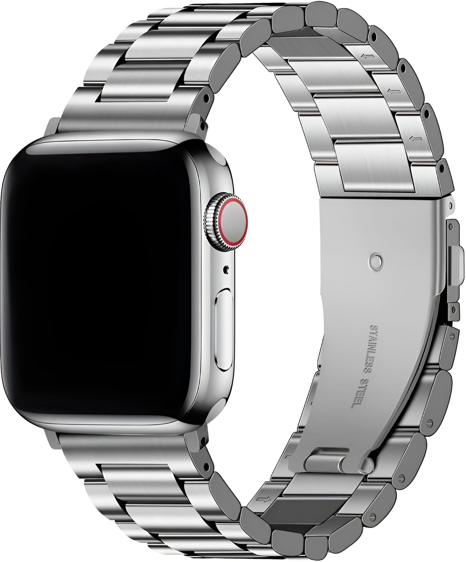 PREMBROTHERS 44 mm Stainless Still Belt For iWatch Ultra Smart Watch Strap-image-12