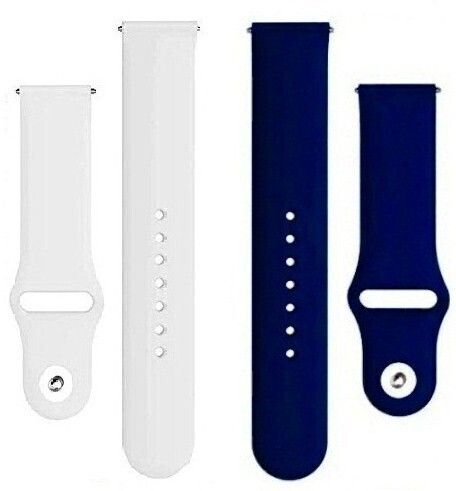 BLACK LOVIES 22 mm 22 mm Soft Silicon Smartwatch Strap Compatible with Noice. Fit - . Smart Watch Strap-picture-24