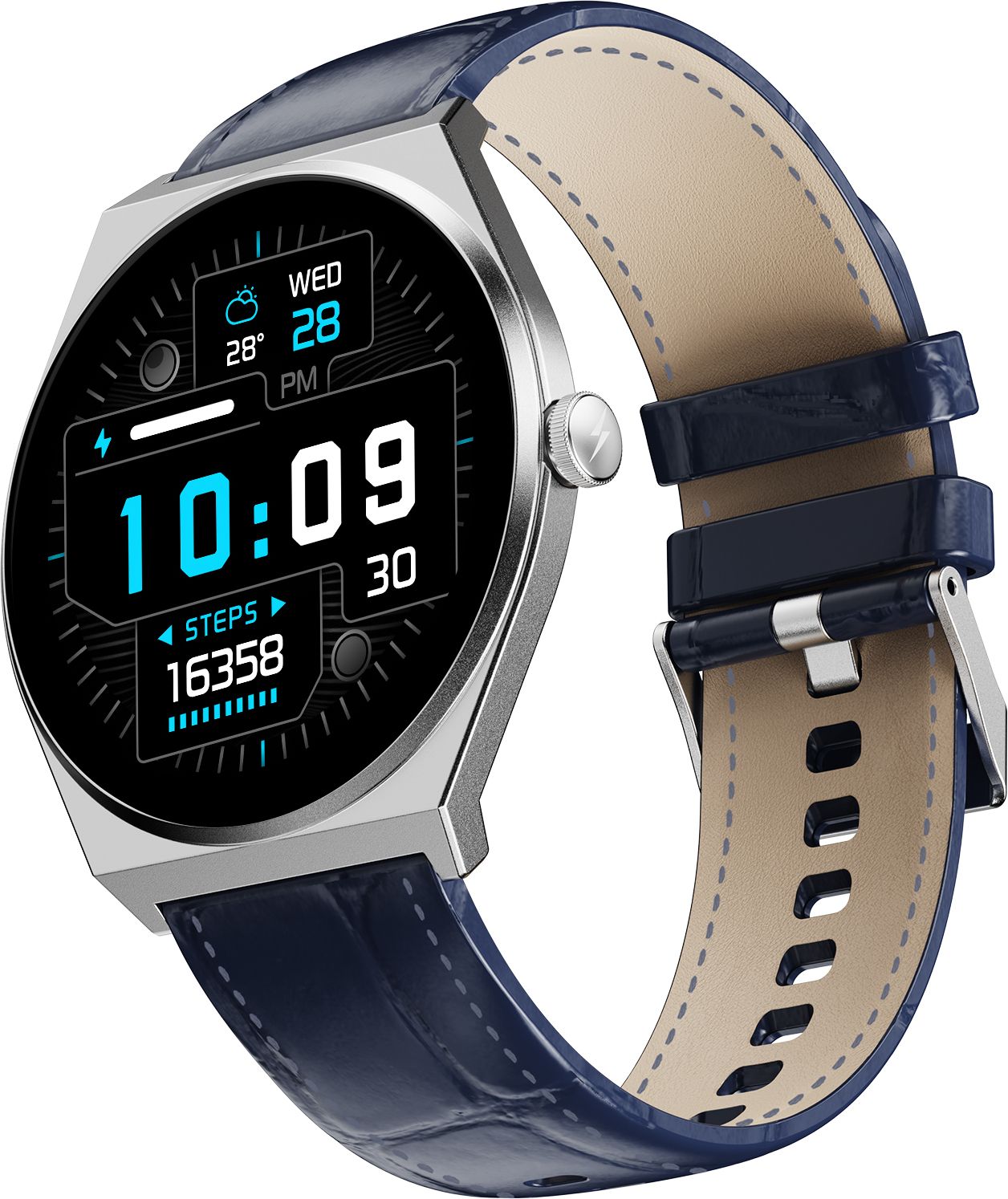 Fire-Boltt Legacy Nova 1.43 inch Ultra Slim AMOLED Wireless Charging Rotating Crown BT Call Smartwatch-image-26