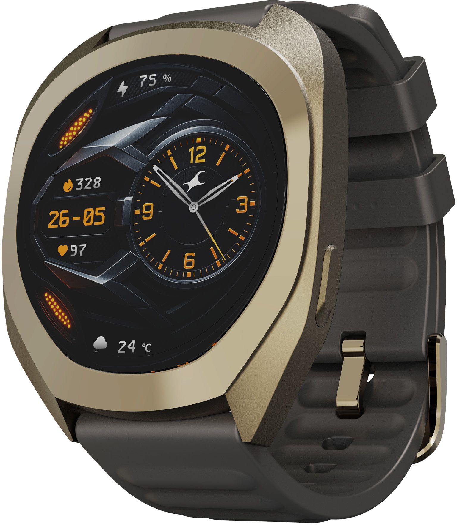 Fastrack Cosmix 1.32" AMOLED Metal Case with AI Watchface & AI Voice Chat, BT Calling Smartwatch-image-46