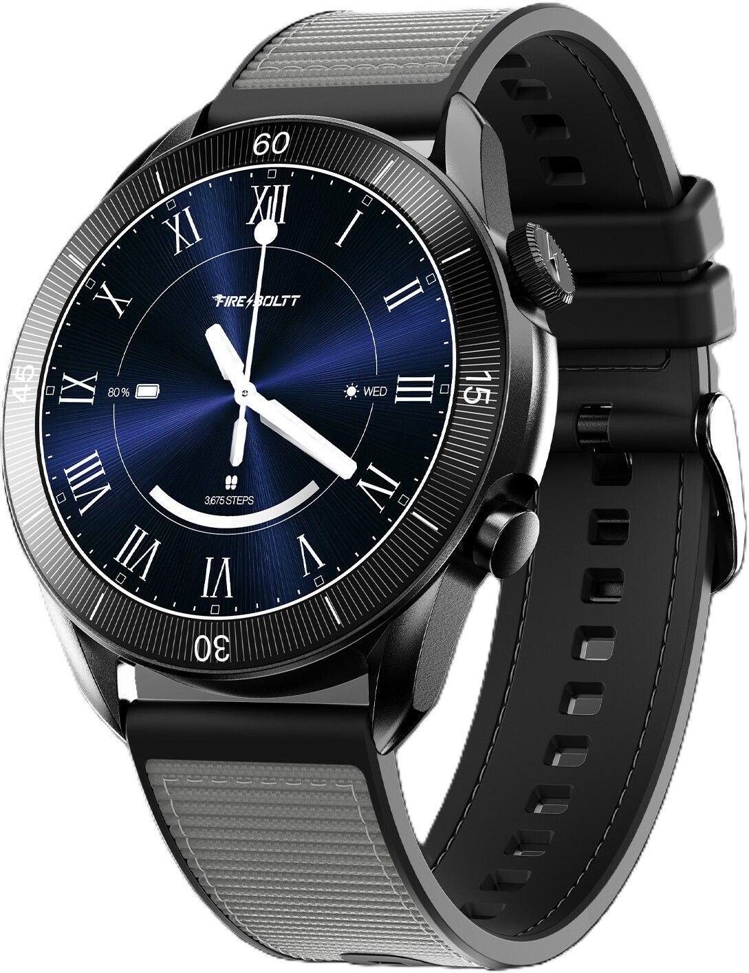 Fire-Boltt Legacy Force 1.43" AMOLED Nylon Fluoroelastomer Hybrid Strap Rotating Crown Smartwatch-image-42