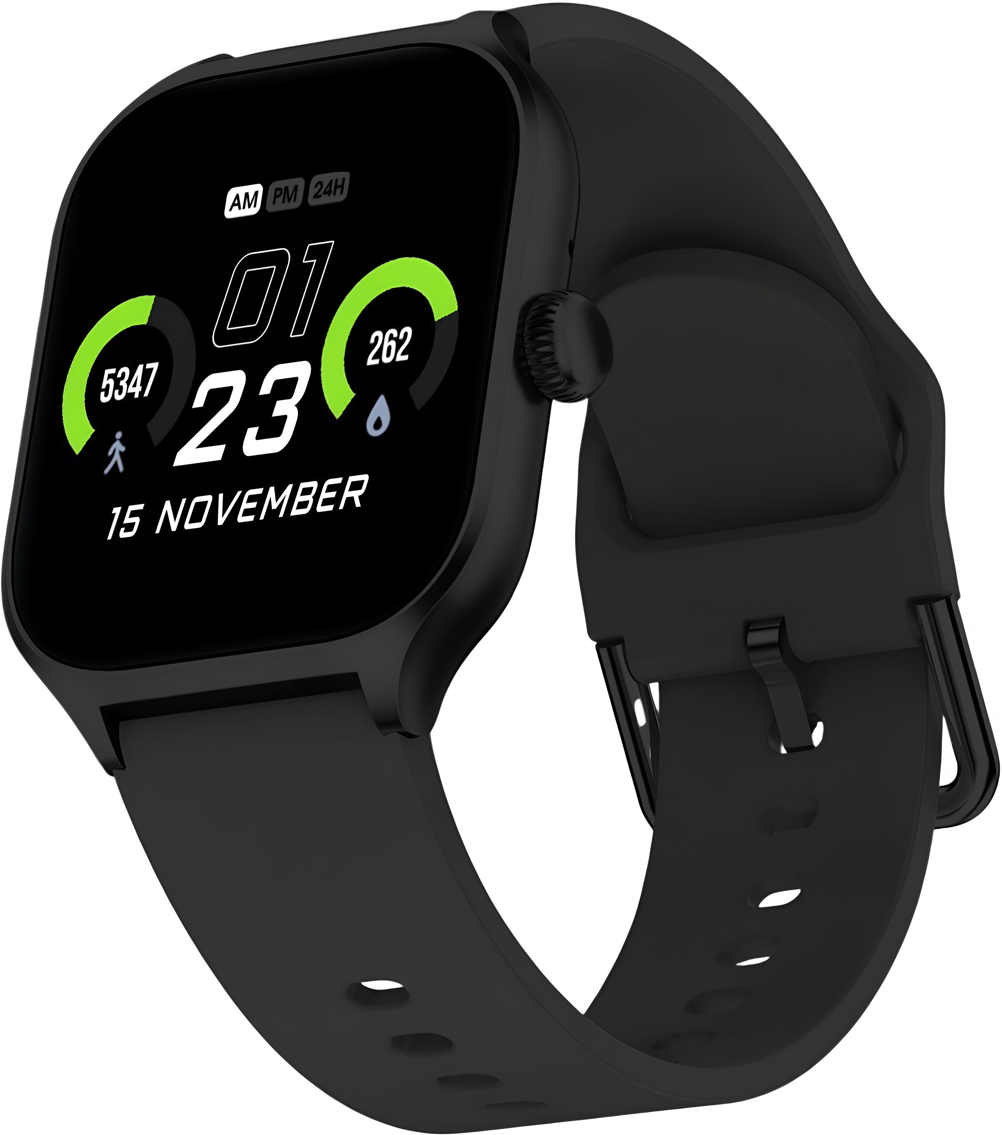 WTG H9 Black 2.01" AMOLED Display Bluetooth Calling Fitness Music AI Voice Smartwatch-picture-11