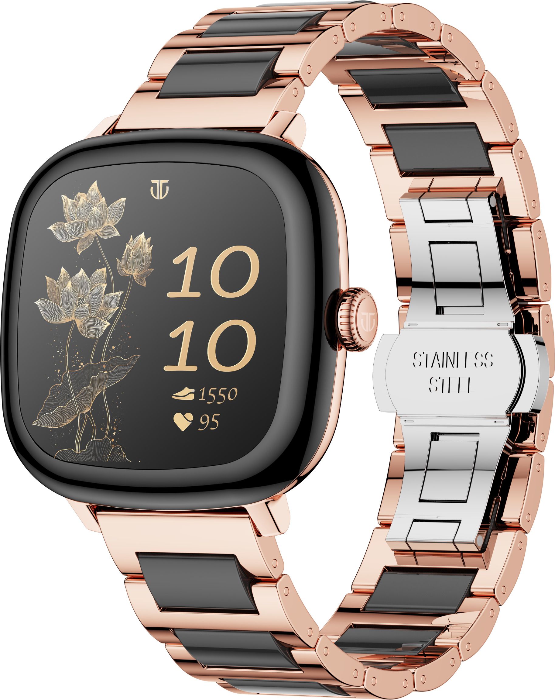 TITAN AiRA 1.70" AMOLED Metal Case Square Display,1000 Nits,AI Chat,Rotary Crown,Women Smartwatch-image-33