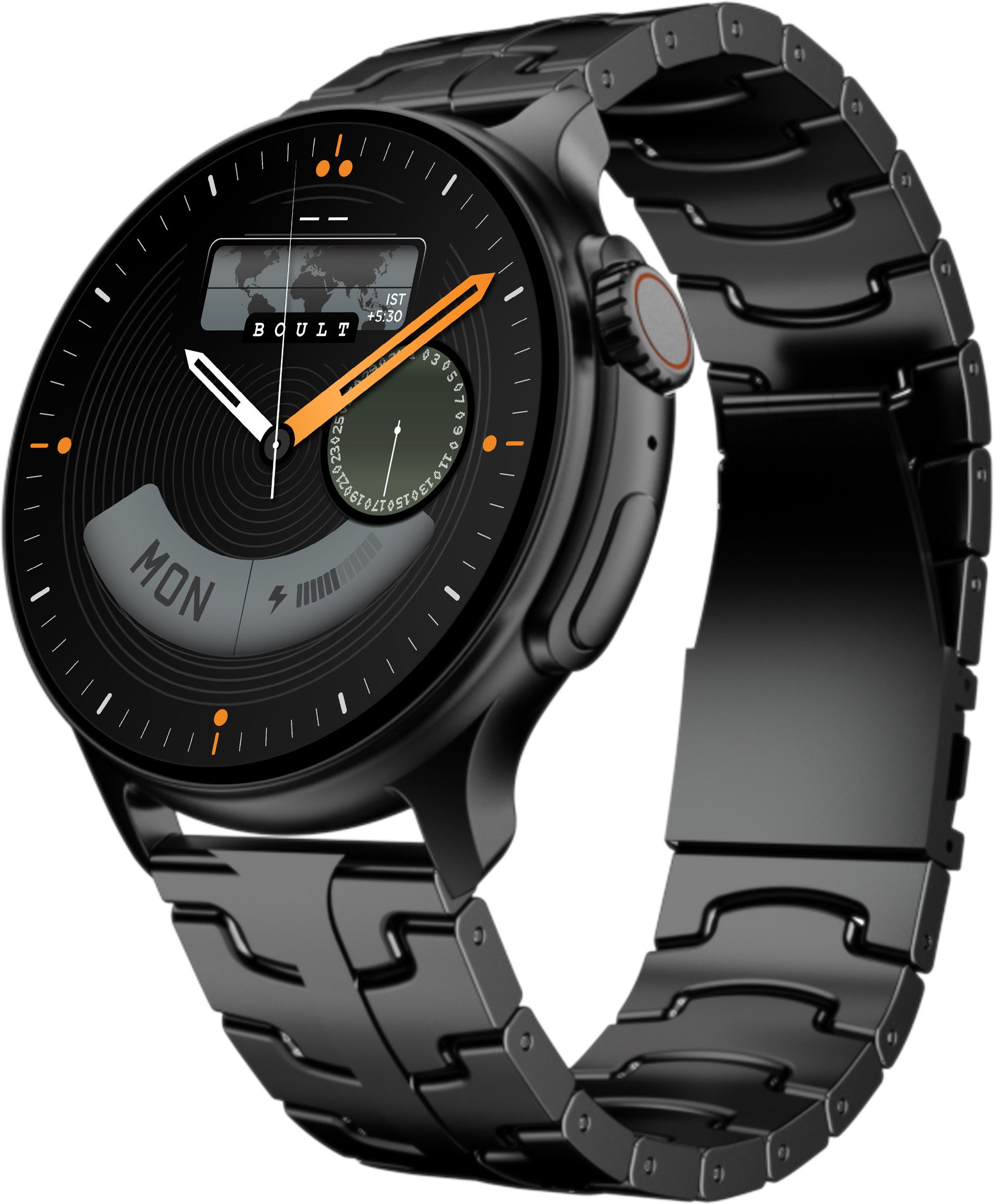Boult Crown R Pro 2 1.43''HD AMOLED, BT Calling, Zinc Alloy Frame, SpO2 Tracking Smartwatch-image-33