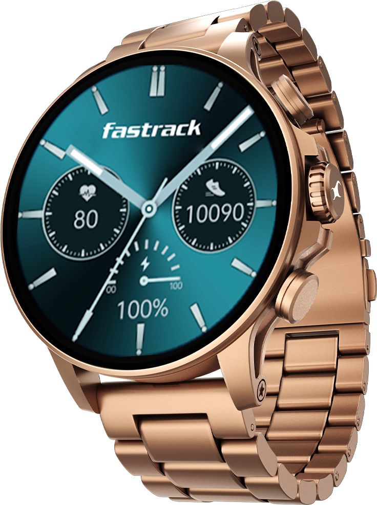 Fastrack Marvellous FX2-1.54|Super AMOLED|1000 Nits|Luxury SS Strap|Premium Fashion Men's Smartwatch-picture-16