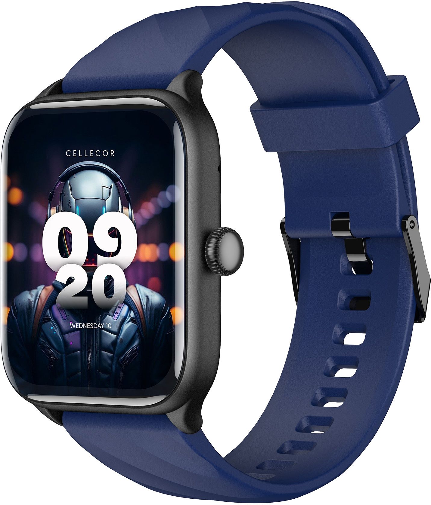 Cellecor STEW 1.83" BT Calling, 500 NITS, AI Voice Assistant,SPo2,HR, Split Screen Smartwatch-picture-35